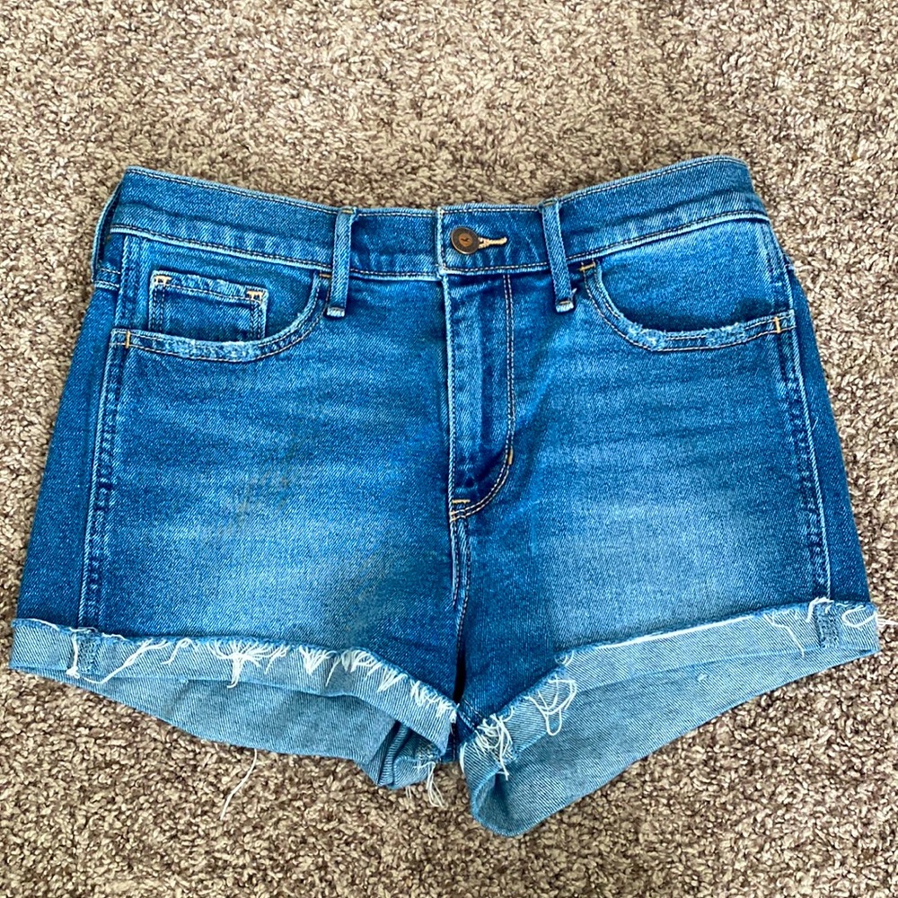 Hollister Blue Denim Shorts